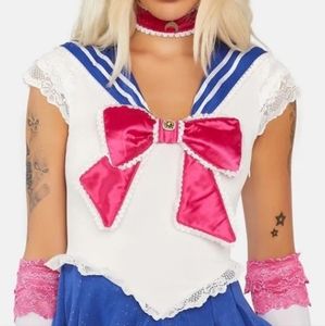 NEW, NEVER WORE Adult SMALL Sailor Moon/guardian of the sky Kawaii Costume
